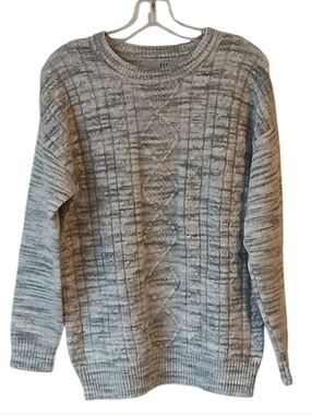 Kut from the Kloth Cable Knit Crew Neck Sweater Size Medium